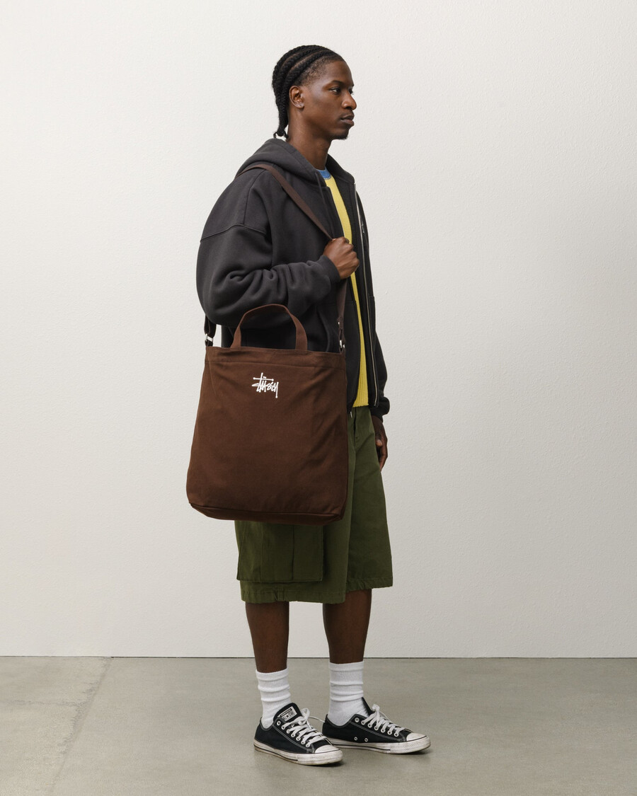 lærreds crossbody-taske