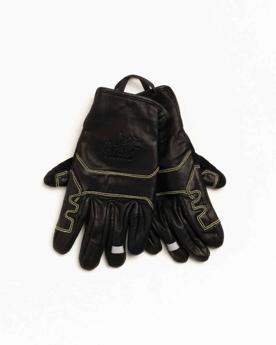 stüssy mountain hardwear powdergate handske i sort