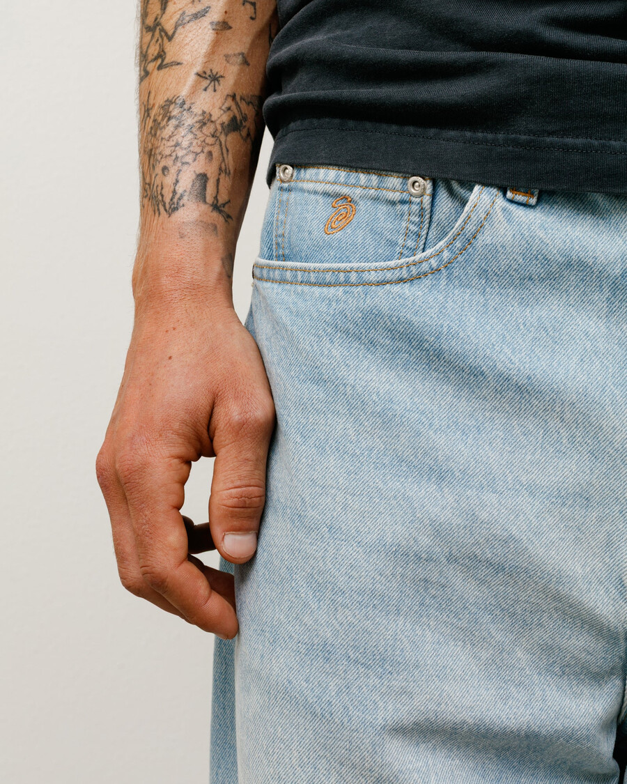 store gamle jeans i denim