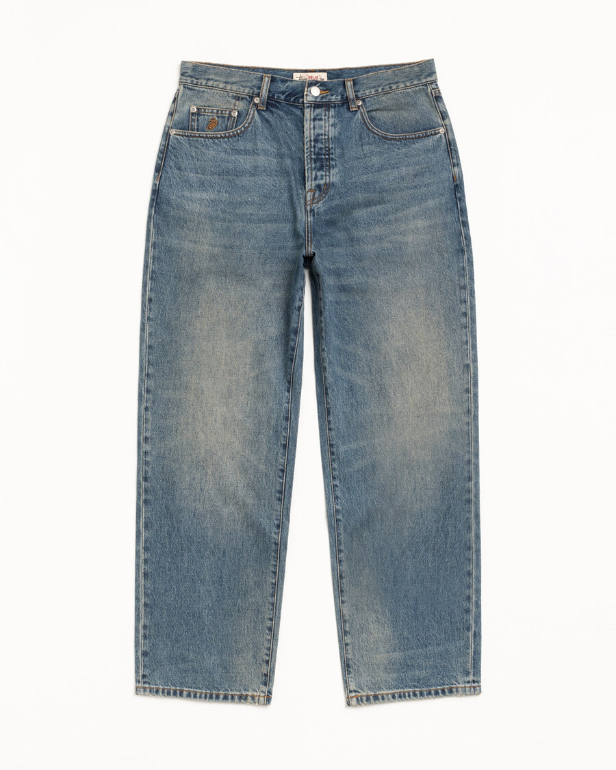 store gamle jeans i denim