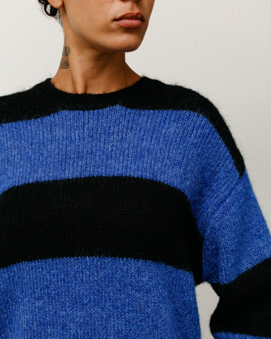 mohairstribet sweater