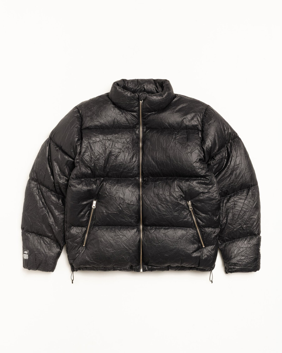 dunpuffer rynket nylon