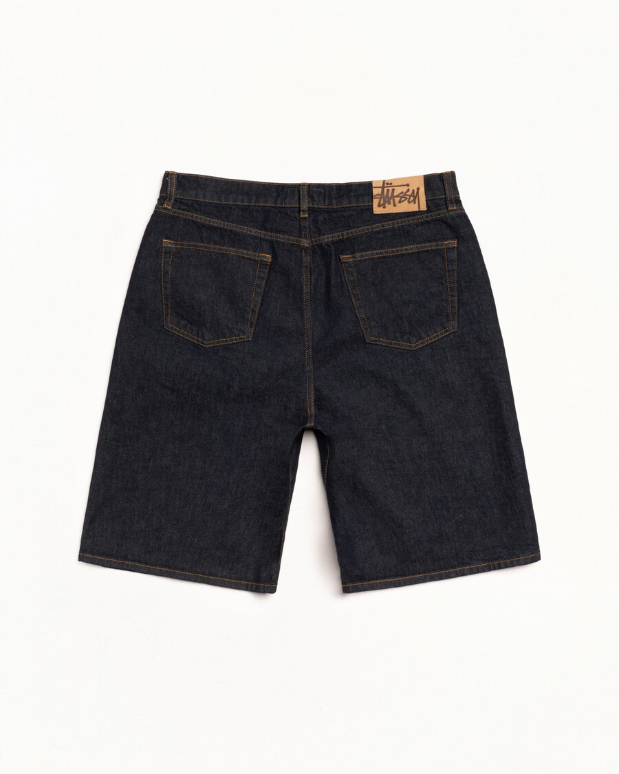store gamle korte denimbukser
