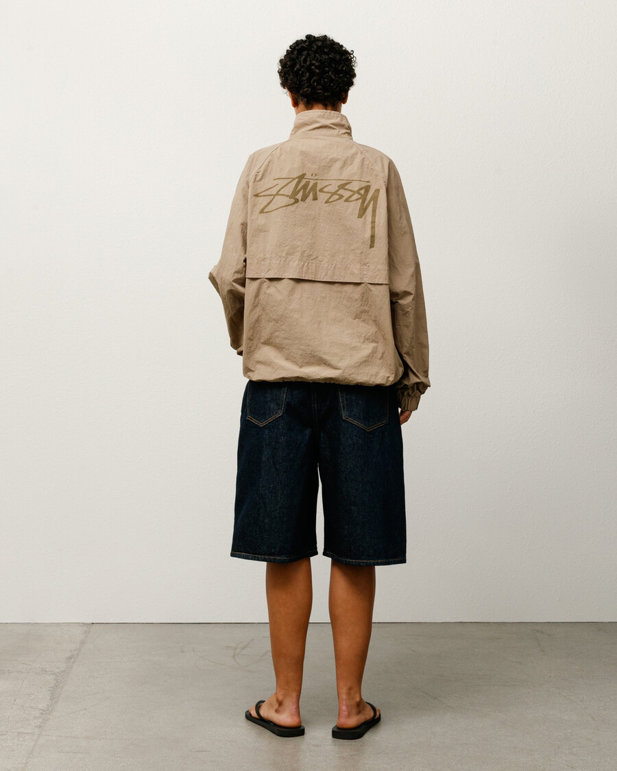 store gamle korte denimbukser