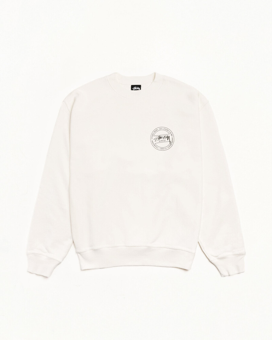 stüssy wear crew pigment dyed