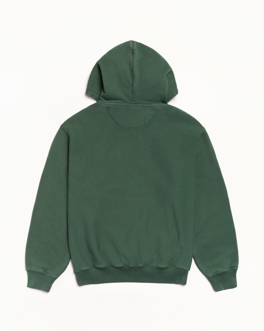 stüssy wear hættetrøje med pigmentfarvet mønster