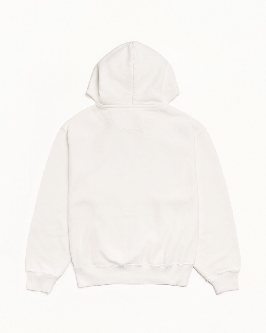 stüssy wear hættetrøje med lynlås pigmentfarvet