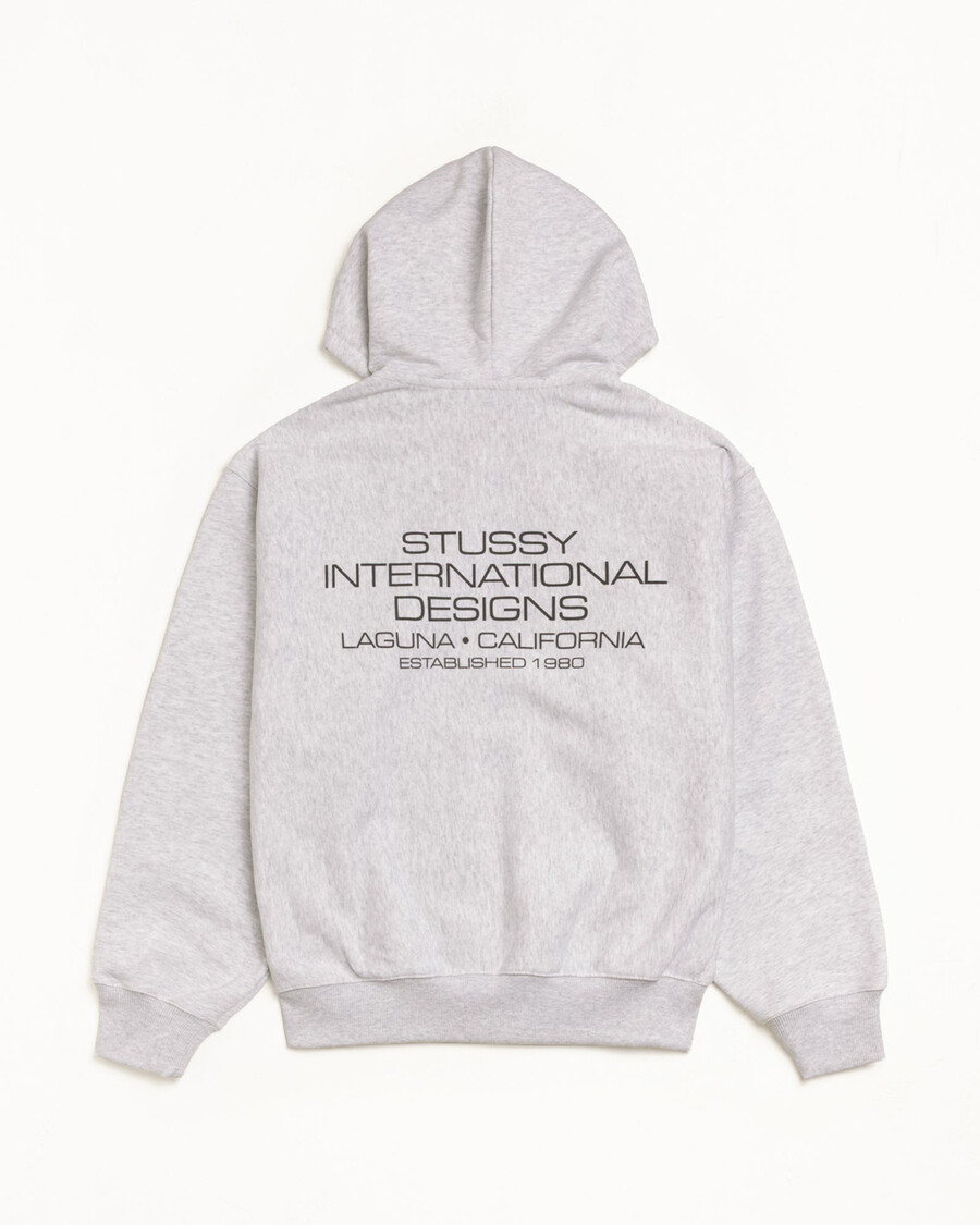 international designs hættetrøje med lynlås
