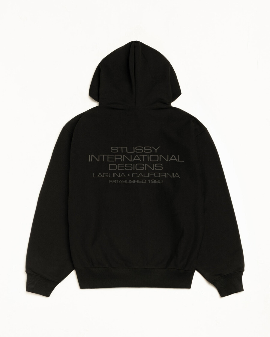international designs hættetrøje med lynlås