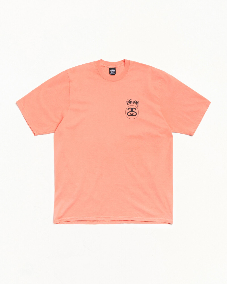 stock link t-shirt pigmentfarvet