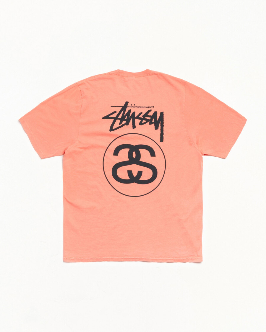 stock link t-shirt pigmentfarvet