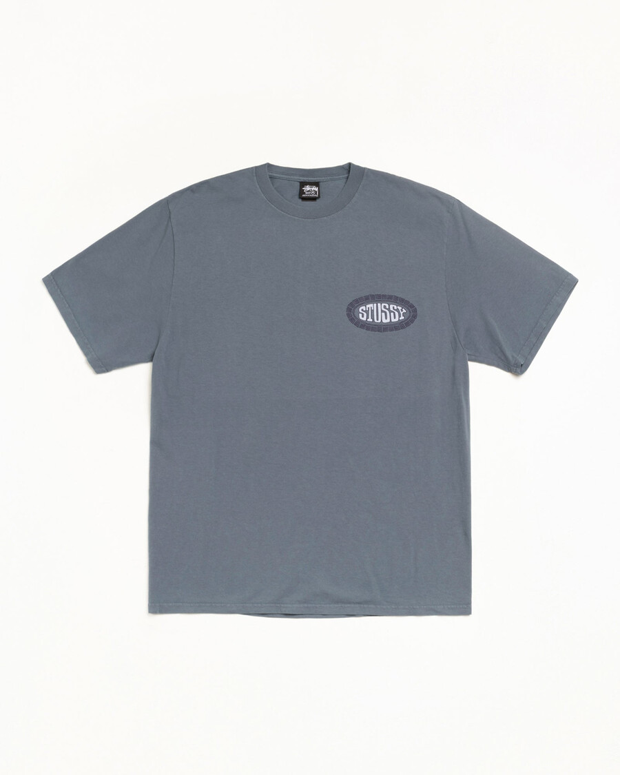 flise oval t-shirt pigmentfarvet