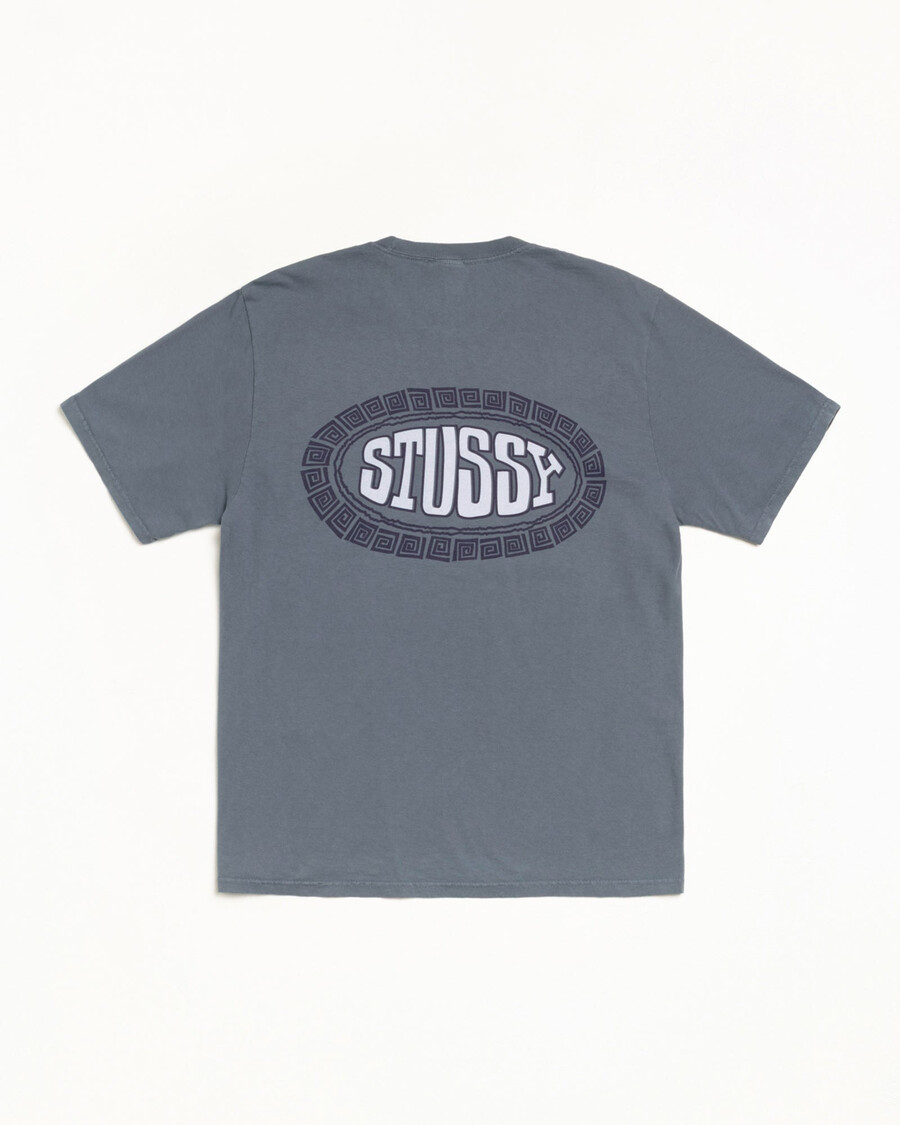 flise oval t-shirt pigmentfarvet