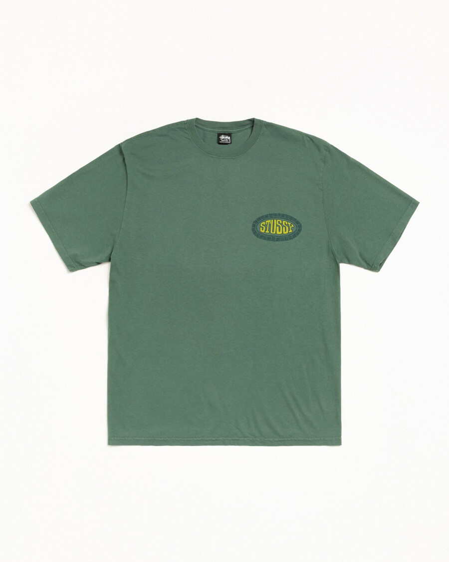 flise oval t-shirt pigmentfarvet