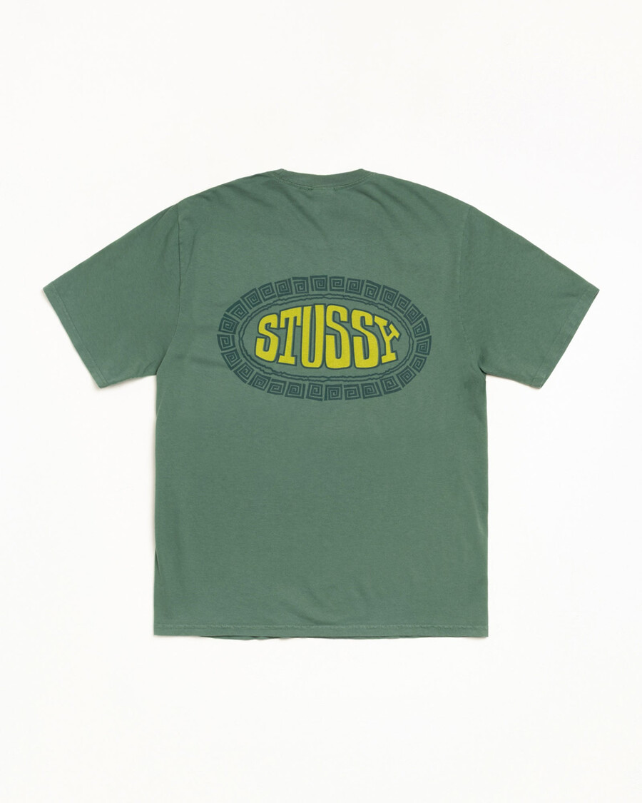 flise oval t-shirt pigmentfarvet