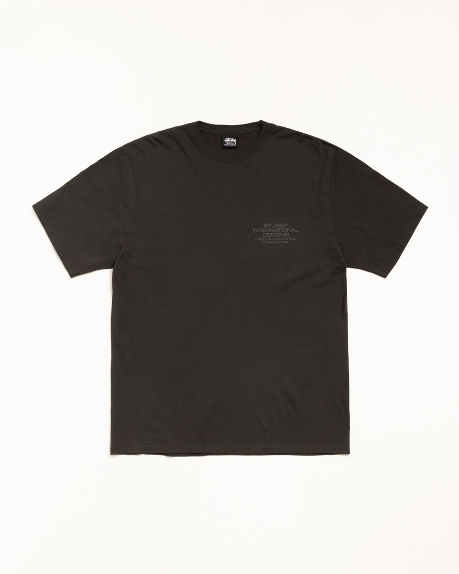 internationalt design t-shirt med pigmentfarve