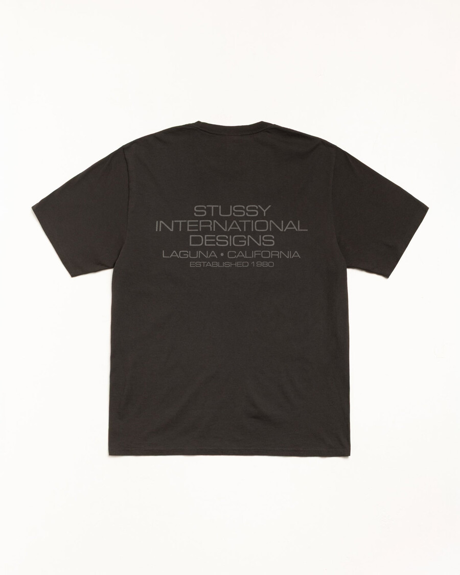 internationalt design t-shirt med pigmentfarve