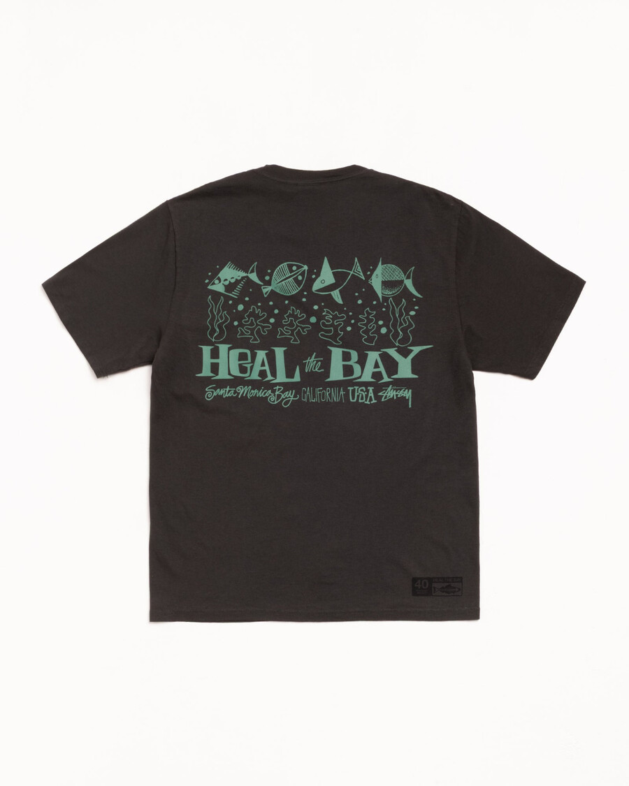 heal the bay 40 t-shirt pigmentfarvet