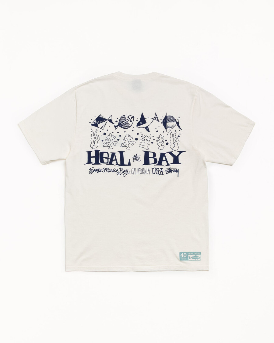 heal the bay 40 t-shirt pigmentfarvet