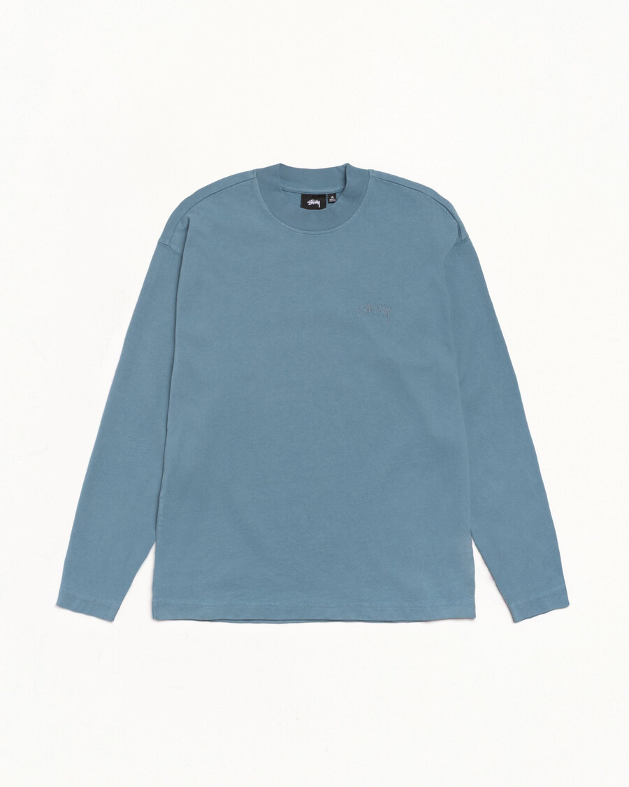 farvet ls t-shirt med høj hals