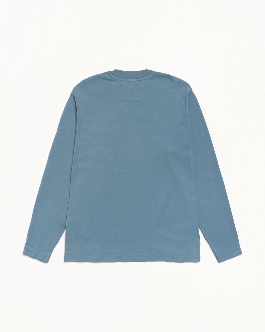 farvet ls t-shirt med høj hals