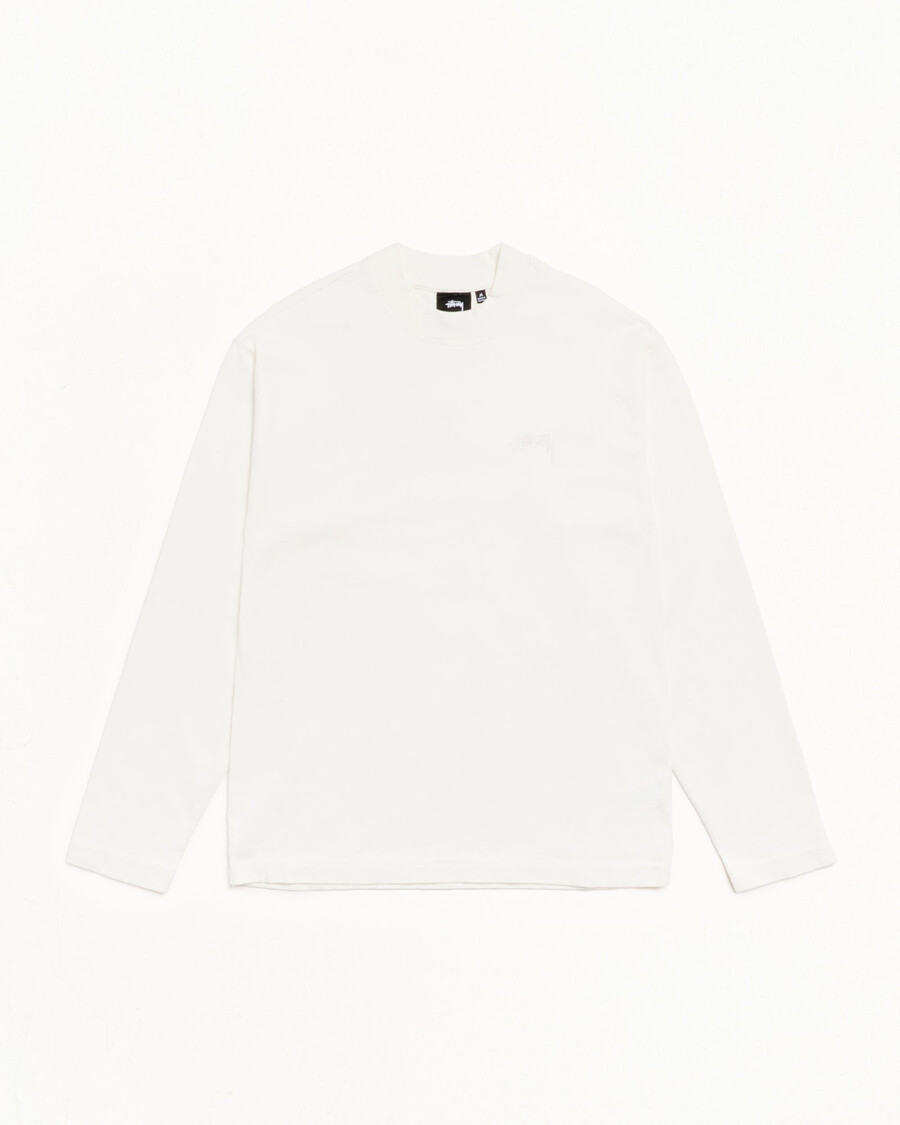 farvet ls t-shirt med høj hals