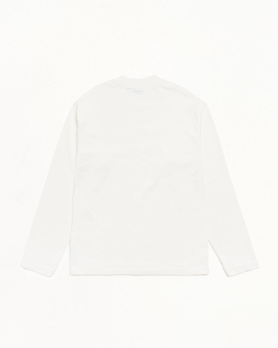 farvet ls t-shirt med høj hals